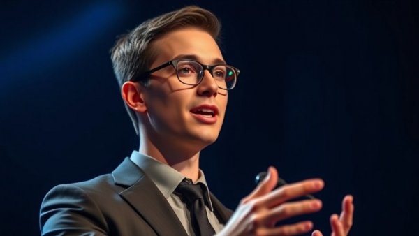 Daniel Günther CDU delivering a speech in Schleswig-Holstein.