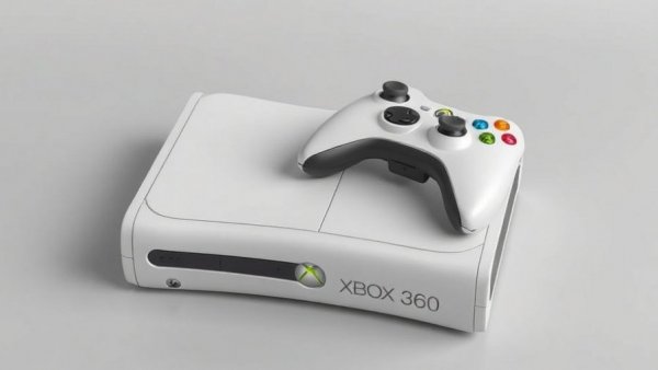 20 Jahre Xbox 360 console and controller with logo.