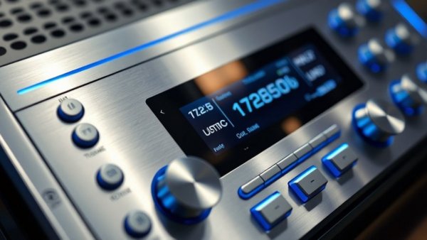 Futuristic XMPlay Audio-Player interface with sleek controls