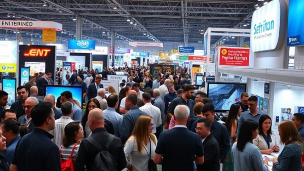 Trade show crowd highlights field marketing experience.