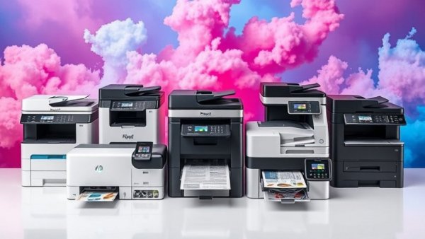 Beste Farbdrucker in vibrant setting with colorful printers.