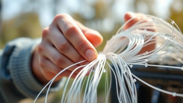 Handling fiber optic cables for digital infrastructure, Europe.