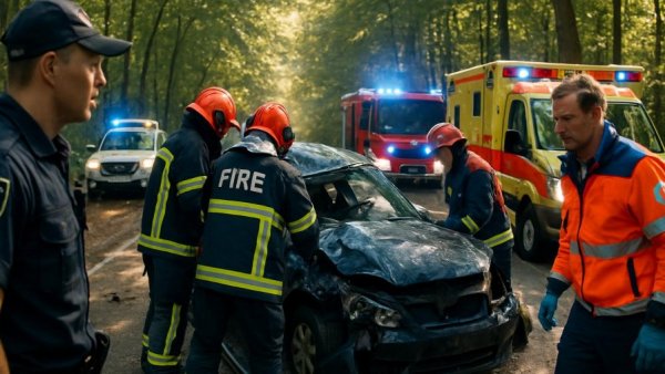 Tragischer Unfall Lütjensee – Polizei bei Motorradunfall vor Ort.