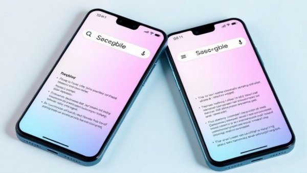 Google-Suche KI-Upgrade Gemini 3 interface on smartphones.