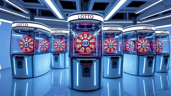 Lottozahlen 6aus49 draw machines in a studio setup.