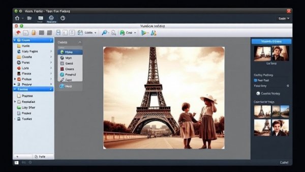 VueScan Software für Scanner interface showing scanned vintage photos.