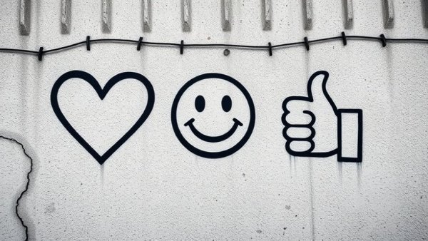 Street art with social media icons on a wall - Ursachenbekämpfung statt Verbote soziale Medien.