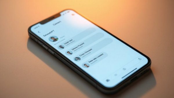 OpenAI ChatGPT interface on smartphone screen, ambient lighting.