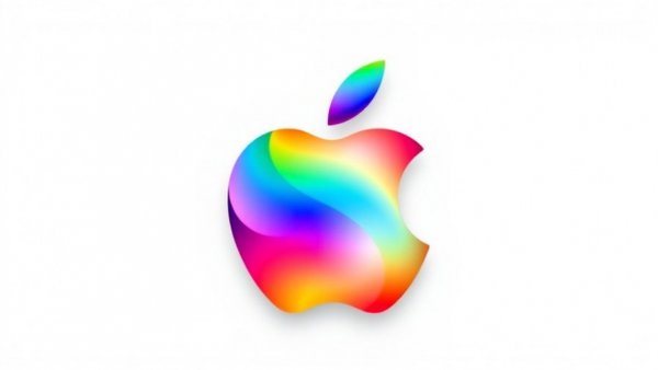 Abstract Apple logo invitation for March 2026 event