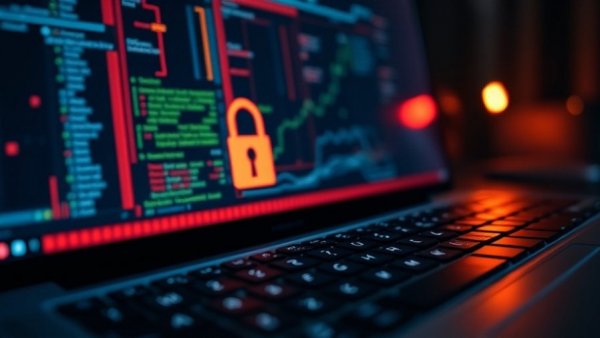 Sicherheitslücken bei Passwortmanagern, keyboard with digital padlock icon overlay.