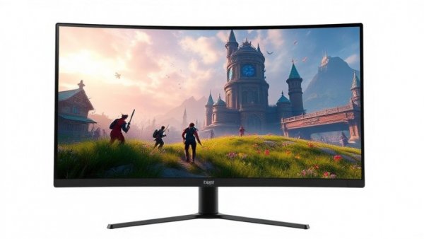 AOC Gaming Q27G4ZD Monitor showing vivid fantasy game.