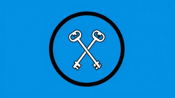 Wie wähle ich meinen Passwortmanager: minimalistische Schlüssel-Ikone