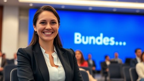 Professionals sit at conference discussing zentrale Speicherung von Gesundheitsdaten.