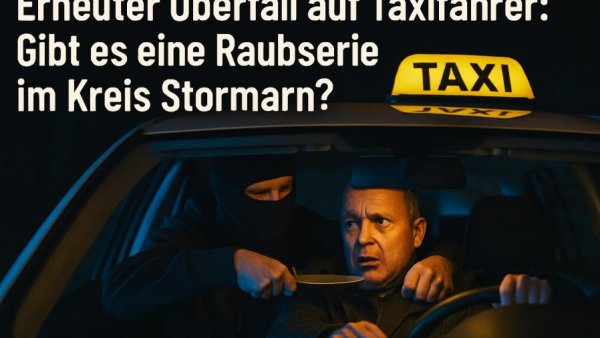 Erneuter Überfall auf Taxifahrer: Gibt es eine Raubserie im Kreis Stormarn?