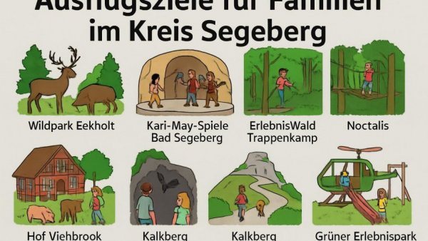 Ausflugsziele für Familien im Kreis Segeberg 