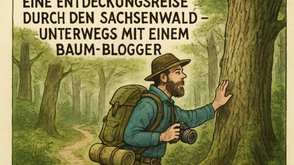 Eine Entdeckungsreise durch den Sachenswald – unterwegs mit einem Baum-Blogger