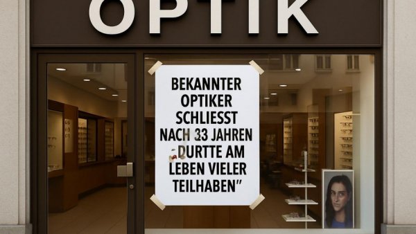 Bekannter Optiker schließt nach 33 Jahren – „durfte am Leben vieler teilhaben“