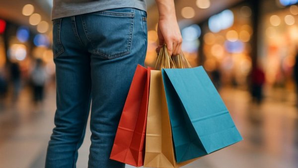 Einkaufszentren Trends 2023: Shopper in modern mall