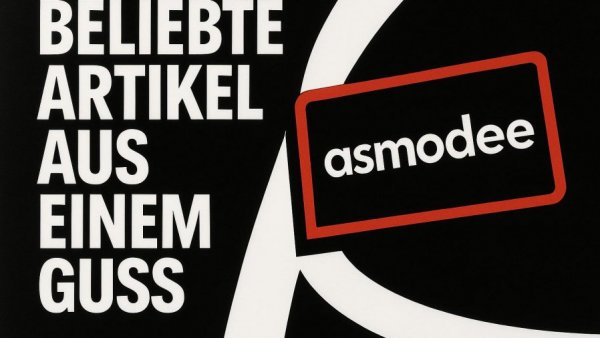 Haptische Spielerlebnisse im Spielzeug graphic with 'Asmodee' logo.