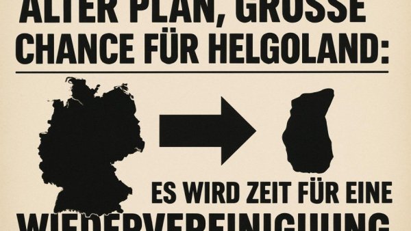 Alter Plan, große Chance für Helgoland: Es wird Zeit für eine Wiedervereinigung