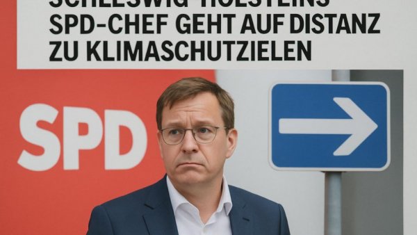 Schleswig-Holsteins SPD-Chef geht auf Distanz zu Klimaschutzzielen