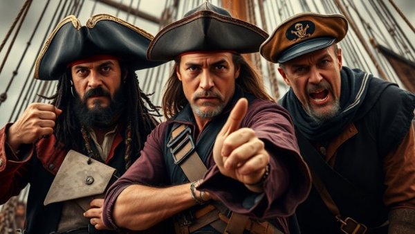 Iconic pirate adventure scene, perfect for Ostern 2026 on Disney+.