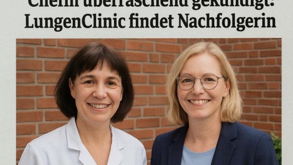 Chefin überraschend gekündigt: LungenClinic findet Nachfolgerin
