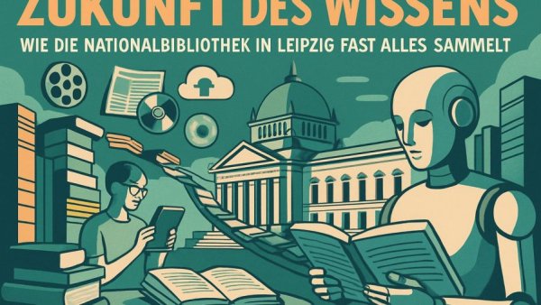 Zukunft des Wissens: Wie die Nationalbibliothek in Leipzig fast alles sammelt
