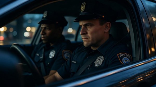 Police officers on night patrol in Reeperbahn documentary