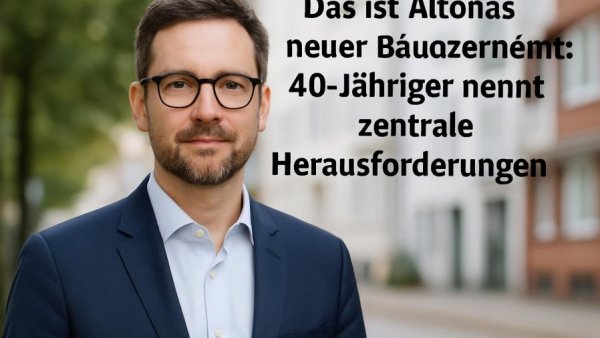 Das ist Altonas neuer Baudezernent: 40-Jähriger nennt zentrale Herausforderungen