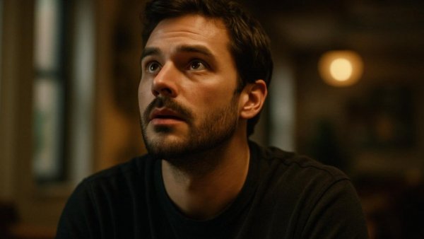 Trauerbewältigung mit Herbert Grönemeyer, individual speaking thoughtfully.