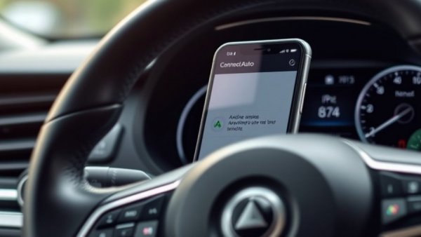 Android Auto USB-Probleme on car dashboard display.