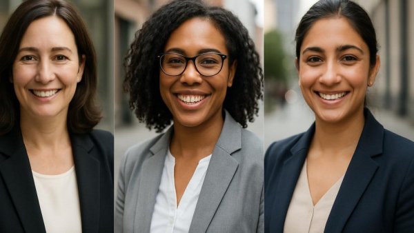 Professional women in business attire, Brand Licensing Industry Council.