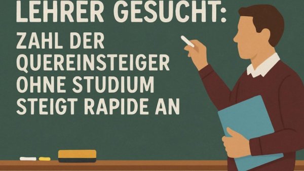 Lehrer gesucht: Zahl der Quereinsteiger ohne Studium steigt rapide an