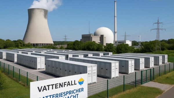 Neben dem Kernkraftwerk: Vattenfall plant Batteriespeicher in Geesthacht