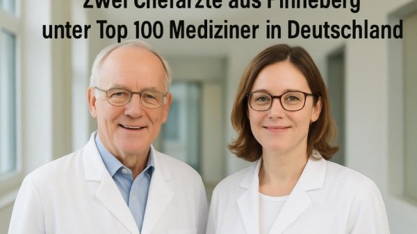 Zwei Chefärzte aus Pinneberg unter Top 100 Medizinern in Deutschland