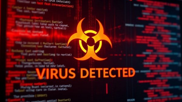 Trojaner entfernen: Virus detected warning on screen.