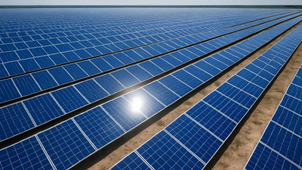 Solarstrom Schleswig-Holstein: Expansive solar panel array aerial view