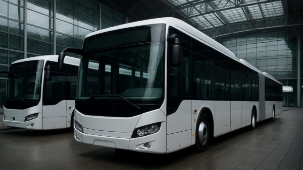 Deutschlandticket Schülerticket Schleswig-Holstein modern buses at hub