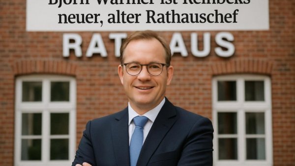 Björn Warmer ist Reinbeks neuer, alter Rathauschef