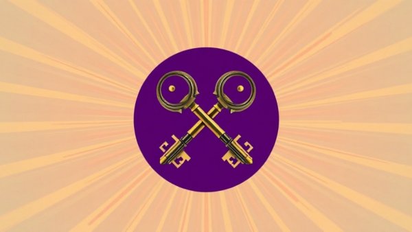 Colorful illustration of keys symbolizing Instagram Ende-zu-Ende-Verschlüsselung.