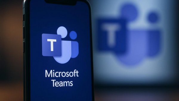 Microsoft Teams logo on phone; fixing errors in the free version.