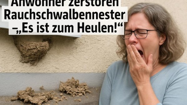 Anwohner zerstören Rauchschwalbennester – „Es ist zum Heulen!“