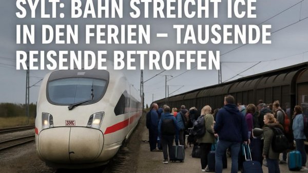 Sylt: Bahn streicht ICE in den Ferien – Tausende Reisende betroffen