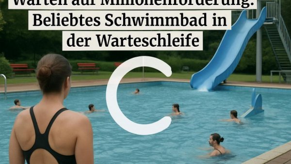 Warten auf Millionenförderung: Beliebtes Schwimmbad in der Warteschleife