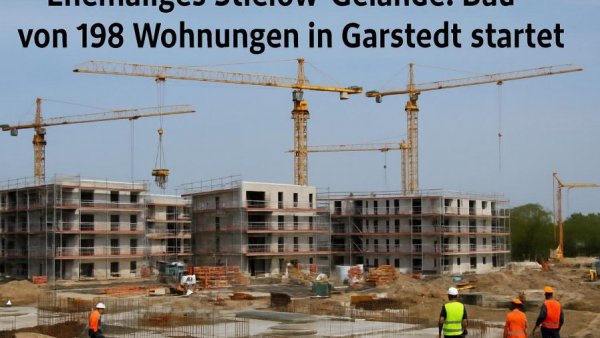 Ehemaliges Stielow-Gelände: Bau von 198 Wohnungen in Garstedt startet