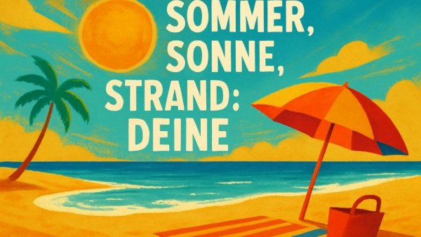 ☀️ Sommer, Sonne, Strand: Deine