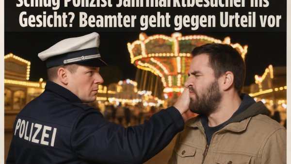 Schlug Polizist Jahrmarktbesucher ins Gesicht? Beamter geht gegen Urteil vor