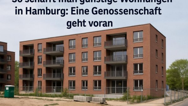 So schafft man günstige Wohnungen in Hamburg: Eine Genossenschaft geht voran