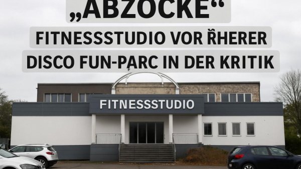 „Abzocke“: Fitnessstudio vor früherer Disco Fun-Parc in der Kritik